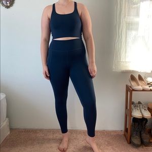 Girlfriend Collective leggings in Midnight
